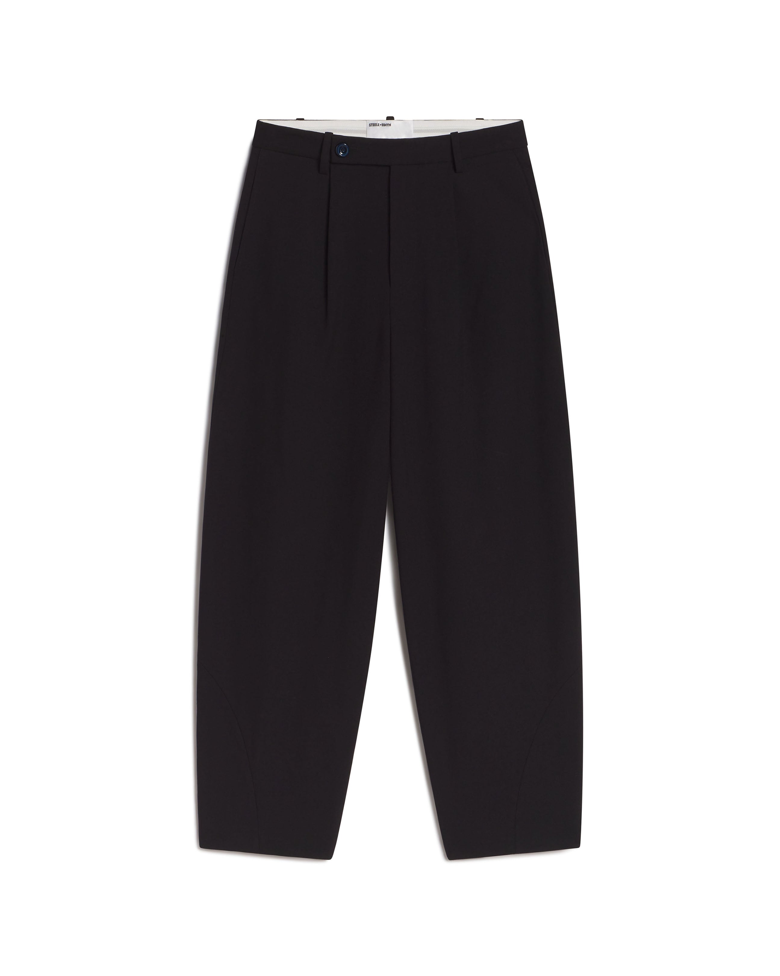 Wool Blend Balloon Trousers - Steele + Edith