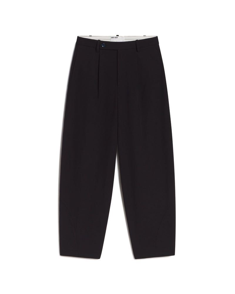 Wool Blend Balloon Trousers - Steele + Edith