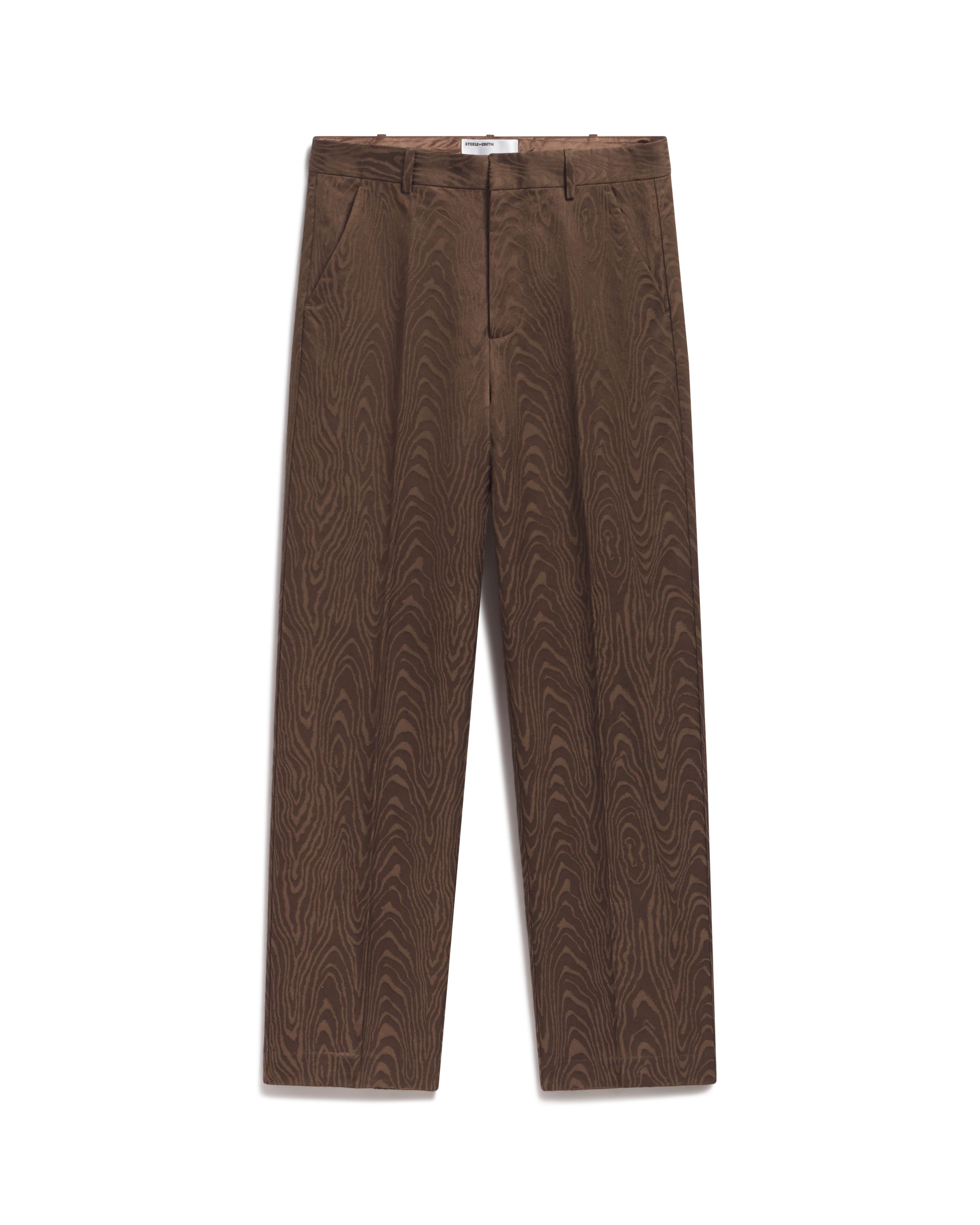 Maire Jacquard Straight Trouser - Steele + Edith