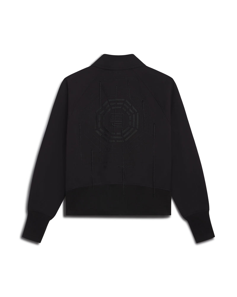 Embroidered Raglan Sports Jacket - Steele + Edith