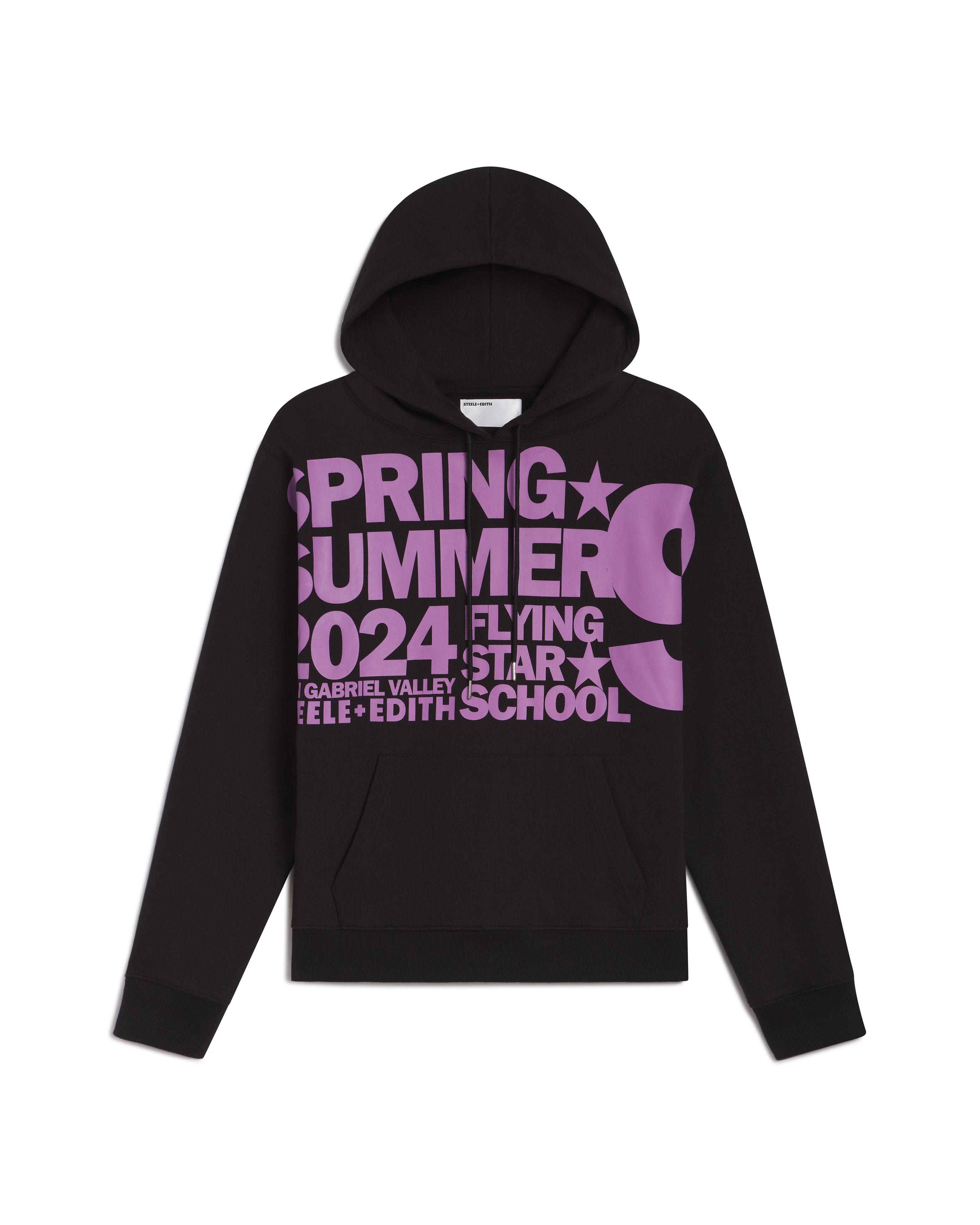 Black/Purple FSS Hoodie - Steele + Edith