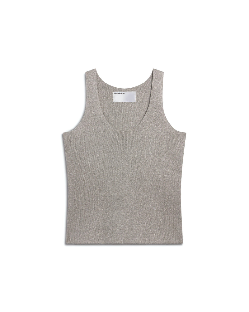 Metallic Knitted Tank - Steele + Edith